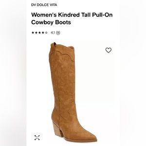 DV Dolce Vita Kindred Tall Pull-On Cowboy Boots